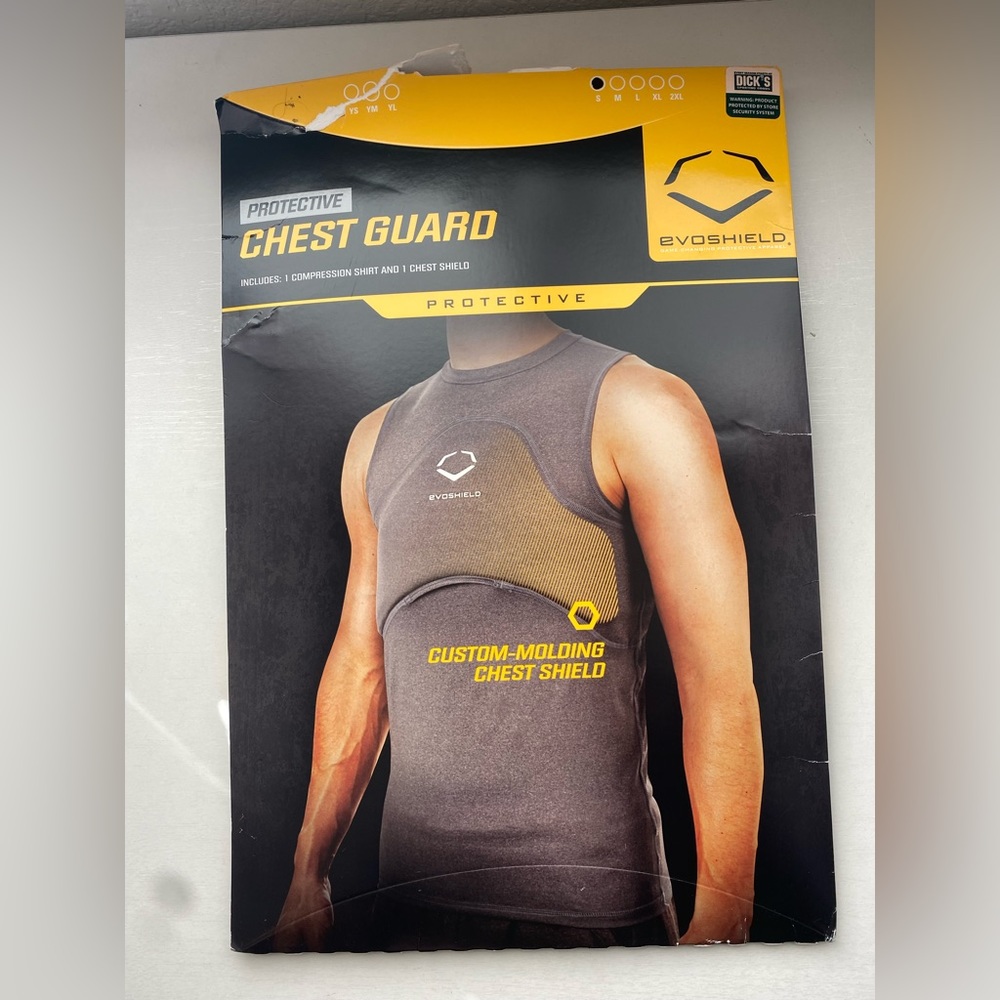 Protective Chest Guard for Baseball